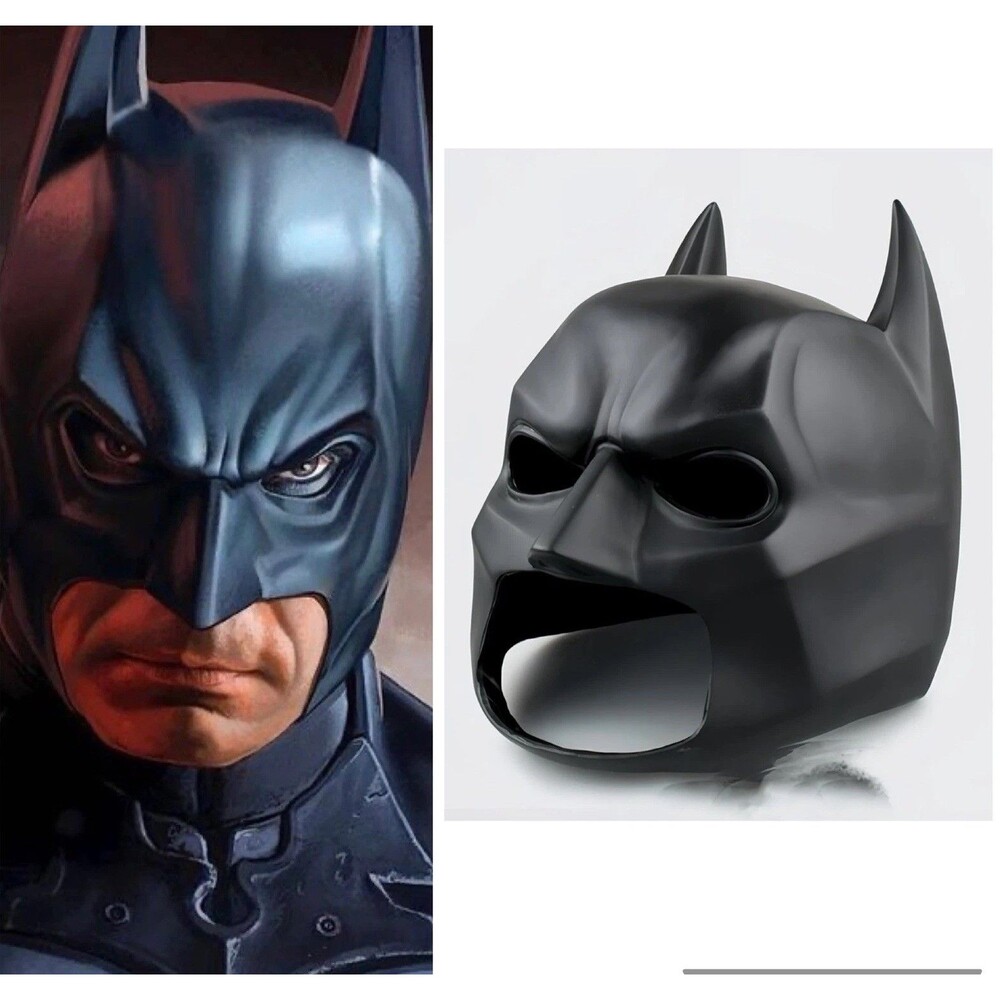 Batman Full Mask Adult The Dark Knight Rises Superhero Cosplay Props